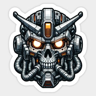 Biomech Skull S01 D15 Sticker